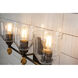 Fun Finial 3 Light 22 inch Dark Bronze Vanity Light Wall Light